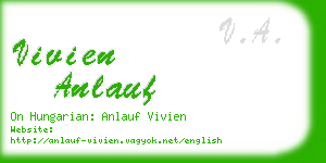 vivien anlauf business card